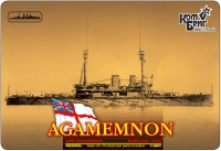 Английский броненосец  "Agamemnon", 1908 г. По ватерлинию.