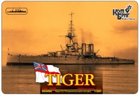 Английский линейный крейсер "Tiger", 1914 г. По ватерлинию.