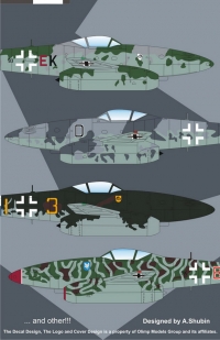 Декаль Me-262 A-1a/Jabo, A-2a