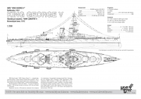 Английский линкор "King George V", 1912 г.