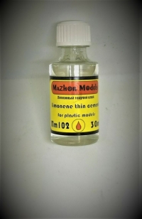 Клей для моделей нетоксиный текучий (limonen cement), 30 мл