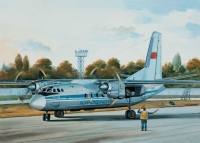 Пассажирский самолет Ан-24Б Аэрофлот/LOT