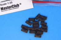 Worn rubber pads T48 type for M4 Sherman