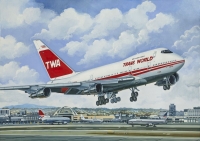 Авиалайнер 747SP TWA