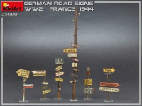 Немецкие дорожные знаки WWII (Франция, 1944 г.)