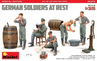 GERMAN SOLDIERS AT REST. SPECIAL EDITION