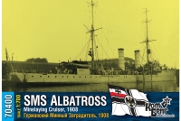 Германский минный заградитель SMS "Albatross", 1908 г.