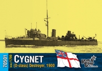 Английский миноносец «Cygnet» (D-class), 1900 г.