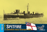 Английский миноносец «Spitfire» (Swordfish-class), 1895 г.