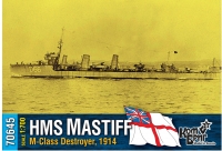 Английский миноносец HMS "Mastiff" (M-Class), 1914 г.