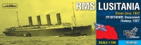 Океанский лайнер RMS Lusitania, 1907 г. По ватерлинию.