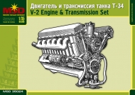 Двигатель и трансмиссия танка Т-34/85