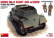 Немецкий легкий бронеавтомобиль Pz.Kpfw. Mk.I 202(е) / Dingo Mк.II с экипажем